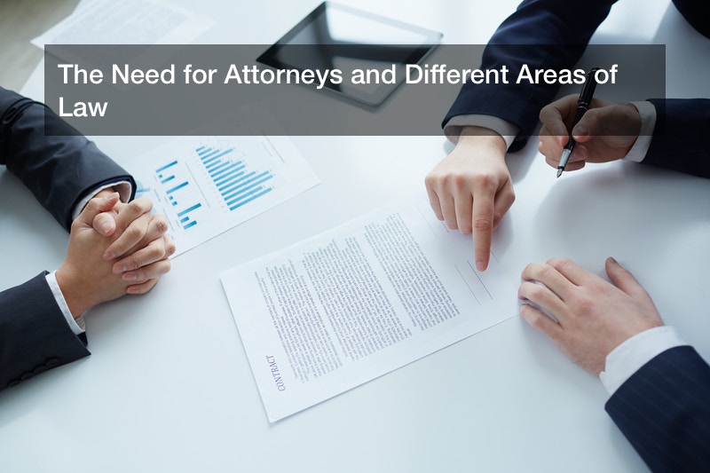The Need for Attorneys and Different Areas of Law