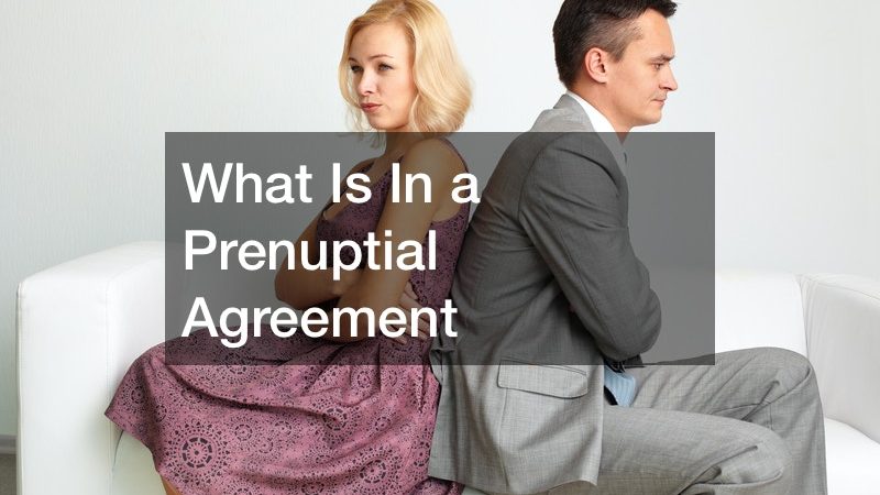 What Is In a Prenuptial Agreement